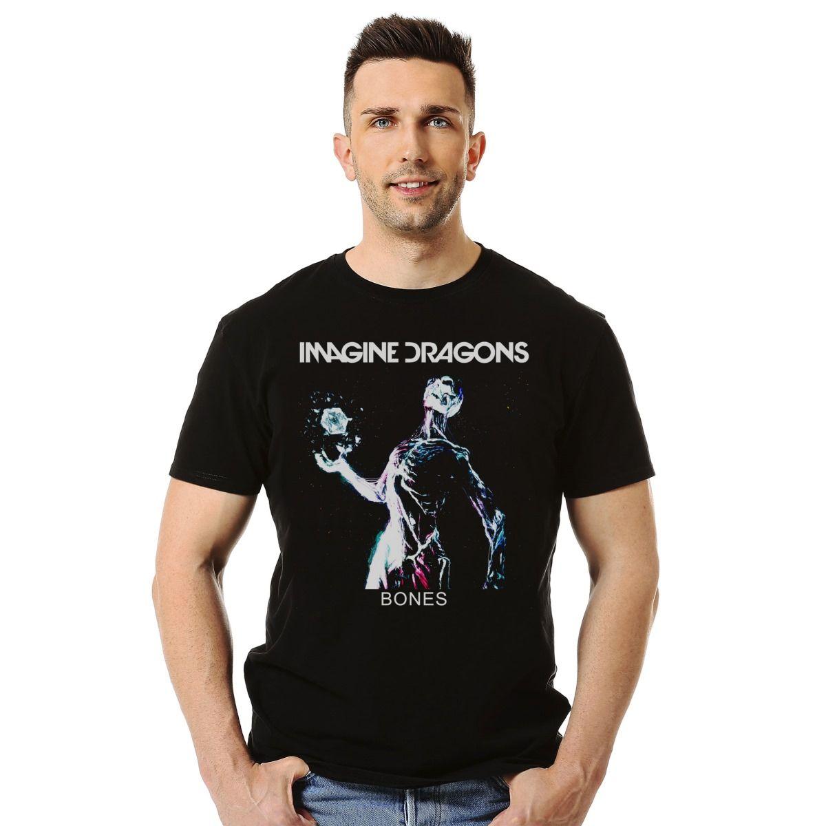 IMAGINE DRAGONS BONES POLERA MANGA CORTA HOMBRE-2