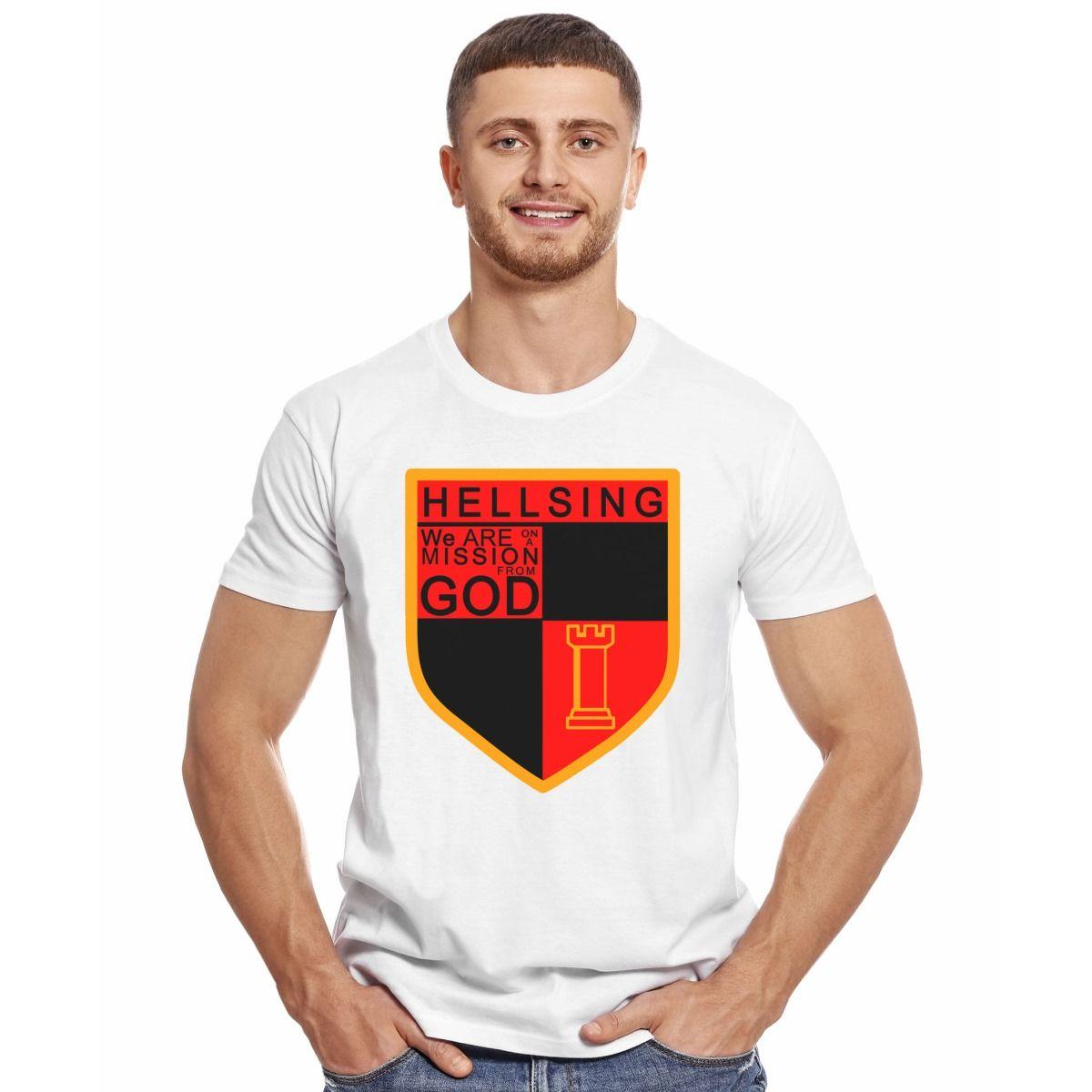 HELLSING WE ARE ON A MISSION FROM GOD POLERA MANGA CORTA HOMBRE-2