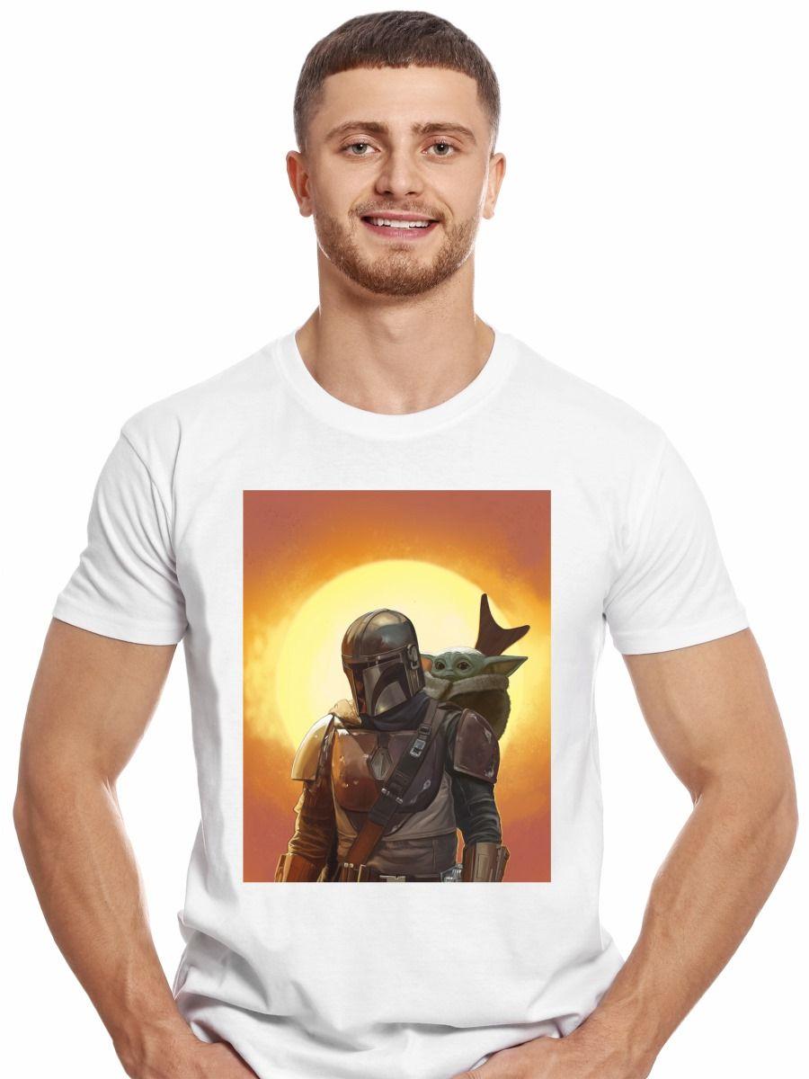 STAR WARS BABY YODA TROOPER POLERA MANGA CORTA HOMBRE-0