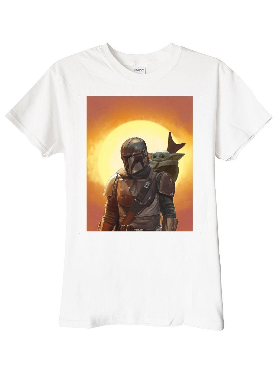 STAR WARS BABY YODA TROOPER POLERA MANGA CORTA HOMBRE-1