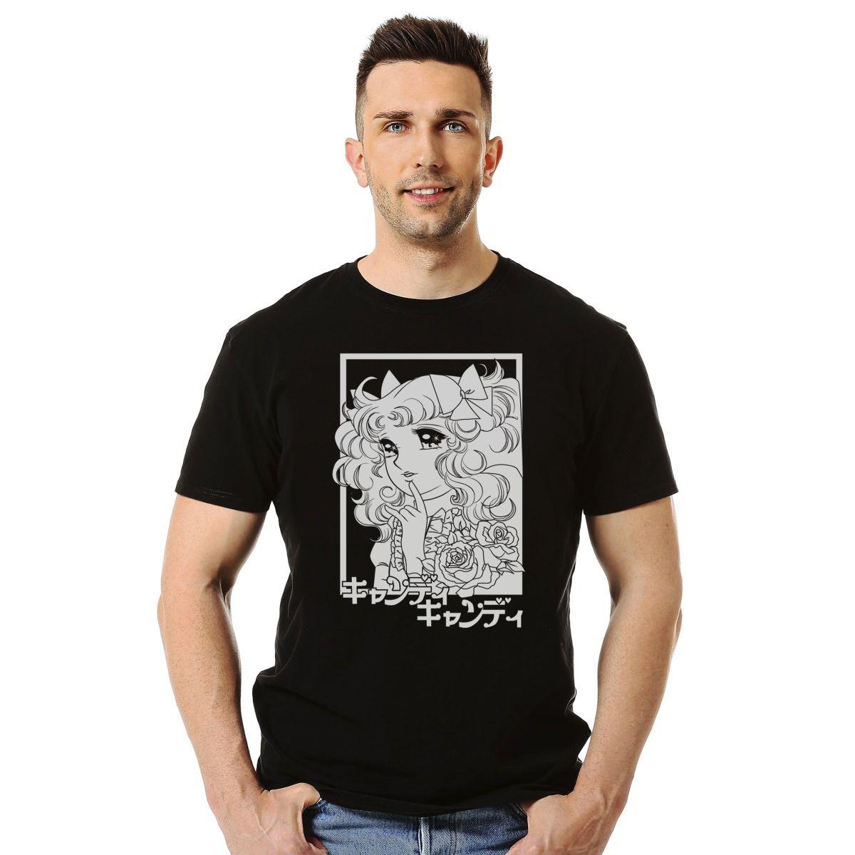 CANDY CARA KANJI STENCIL POLERA MANGA CORTA HOMBRE-2