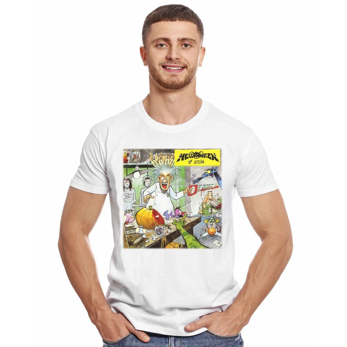 HELLOWEEN DR STEIN POLERA MANGA CORTA HOMBRE-2