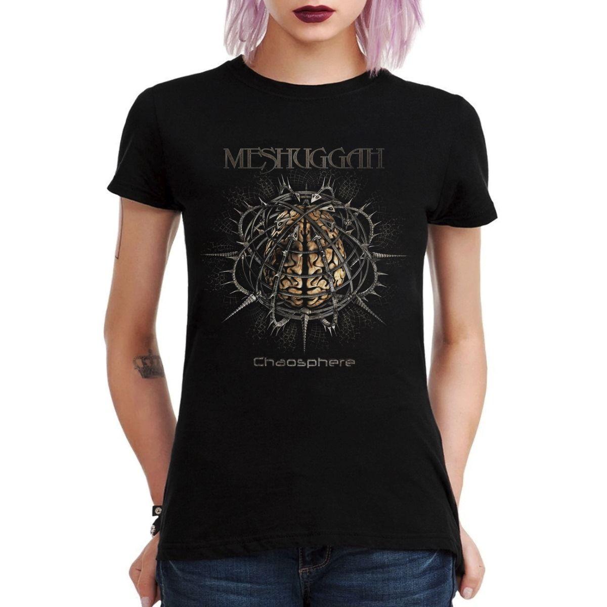 MESHUGGAH CHAOSPHERE 3D POLERA MUJER-2