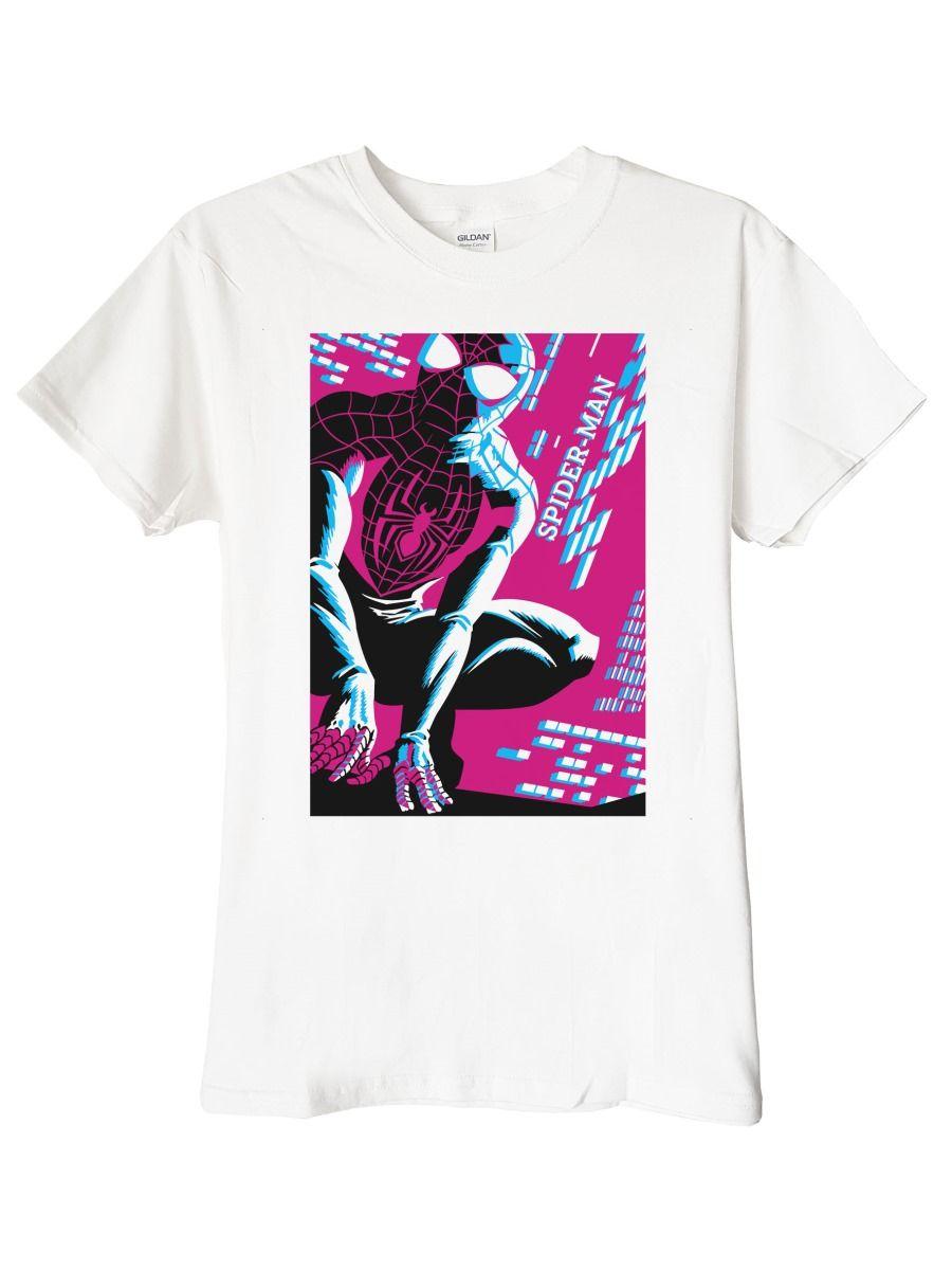 SPIDERMAN POSTER STENCIL POLERA MANGA CORTA HOMBRE-1