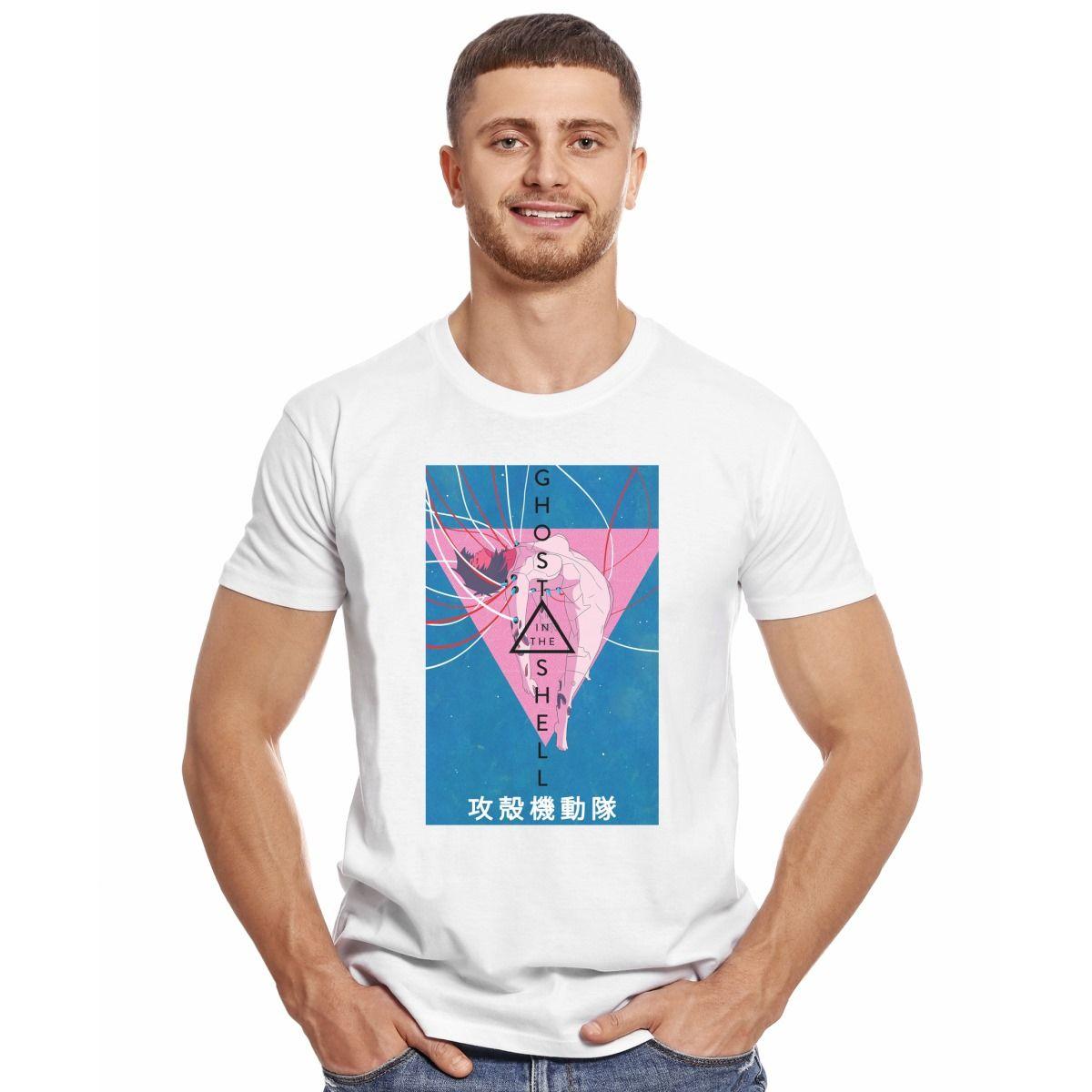 GHOST IN THE SHELL POSTER JAPONES POLERA MANGA CORTA HOMBRE-2