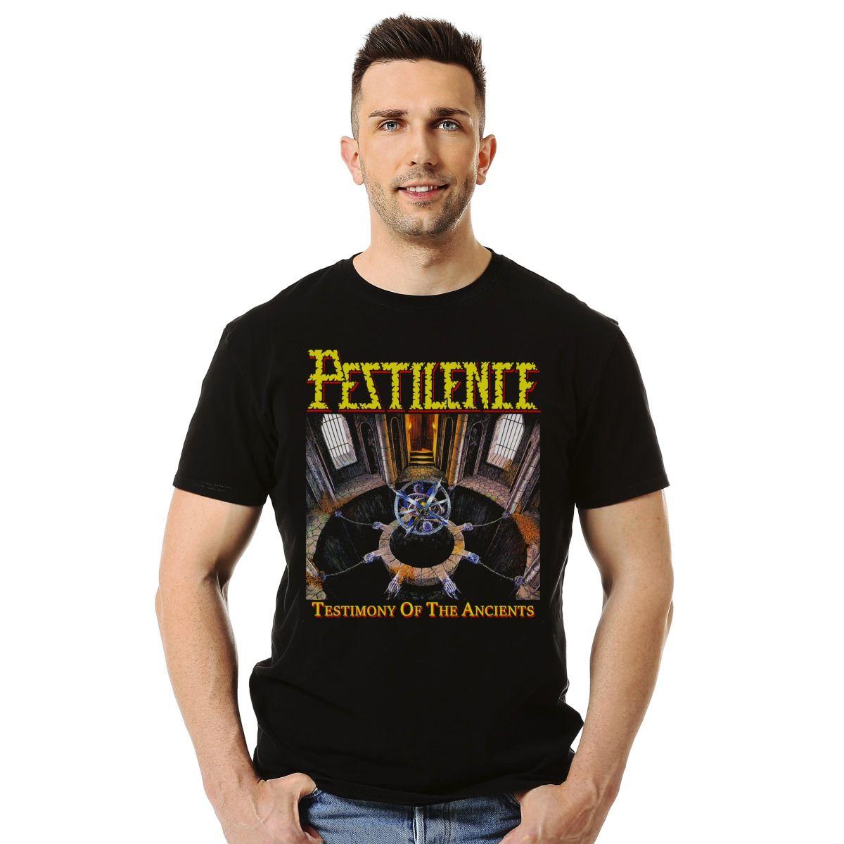 PESTILENCE TESTIMONY OF THE ANCIENTS POLERA MANGA CORTA HOMBRE-2