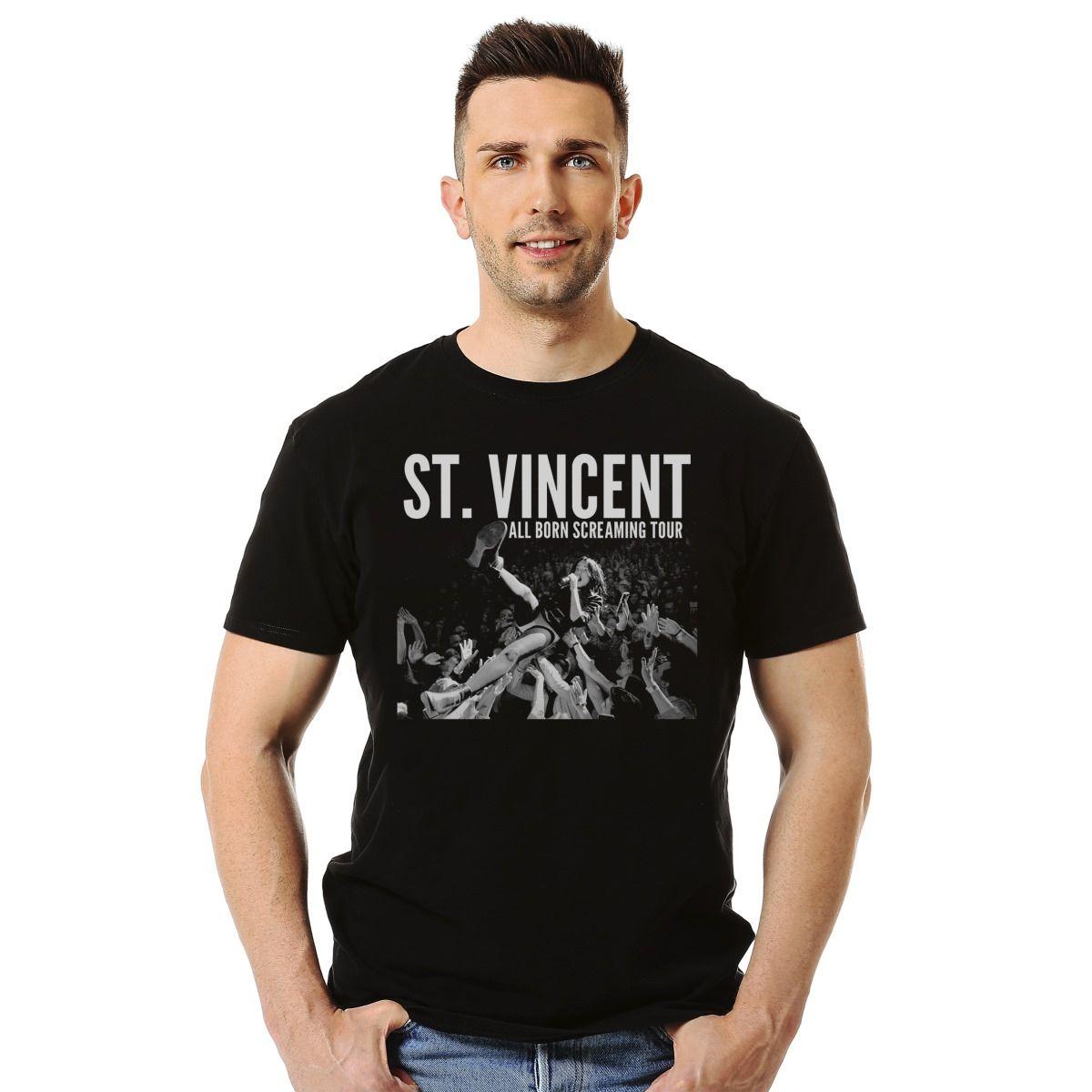 ST.VINCENT TOUR ALL BORN SCREAMING POLERA MANGA CORTA HOMBRE-2