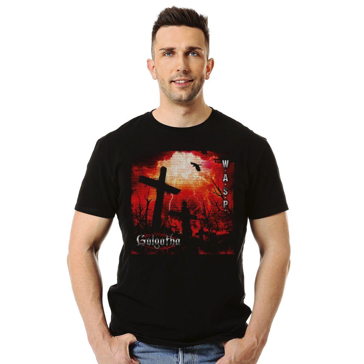 WASP GOLGOTHA POLERA MANGA CORTA HOMBRE-2