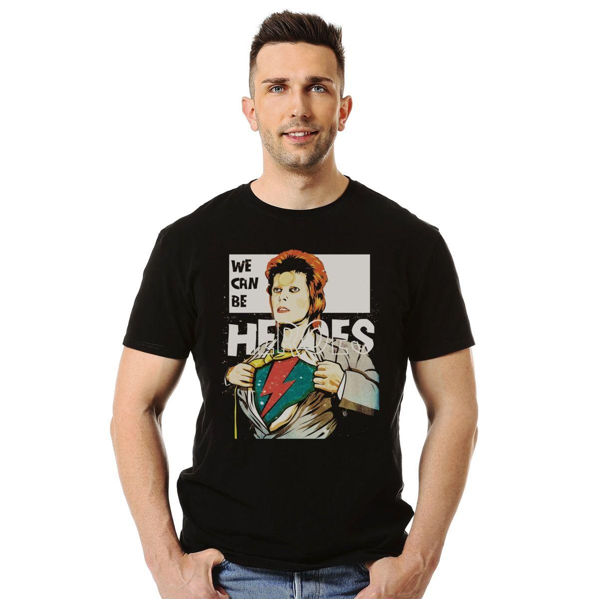 DAVID BOWIE WE CAN BE HEROES POLERA MANGA CORTA HOMBRE-2