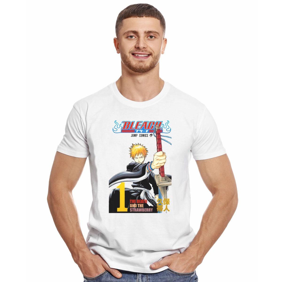 BLEACH ISHIGO THE DEATH AND THE STRAWBERRY POLERA MANGA CORTA HOMBRE-2