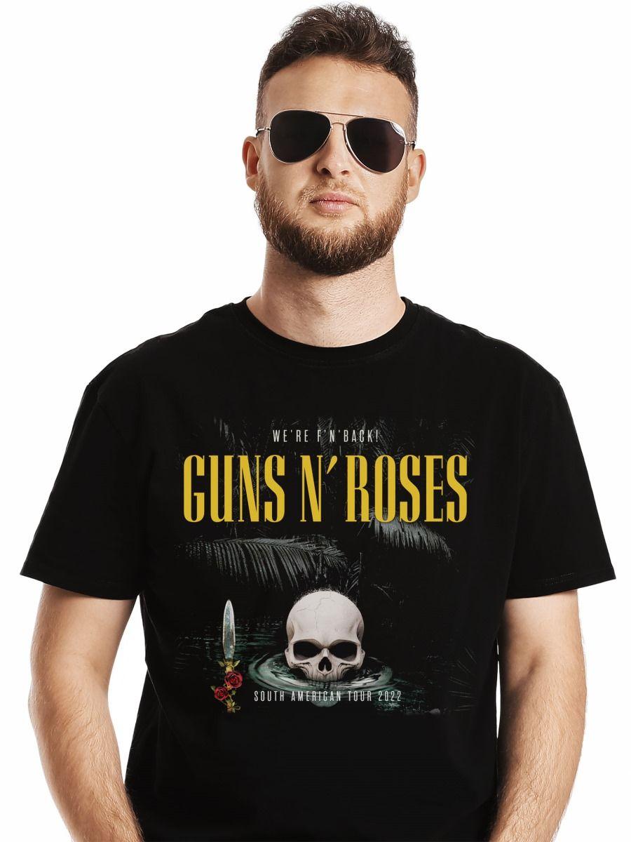 Polera Guns N Roses Chile Southamerican Tour 2022 Rock-0
