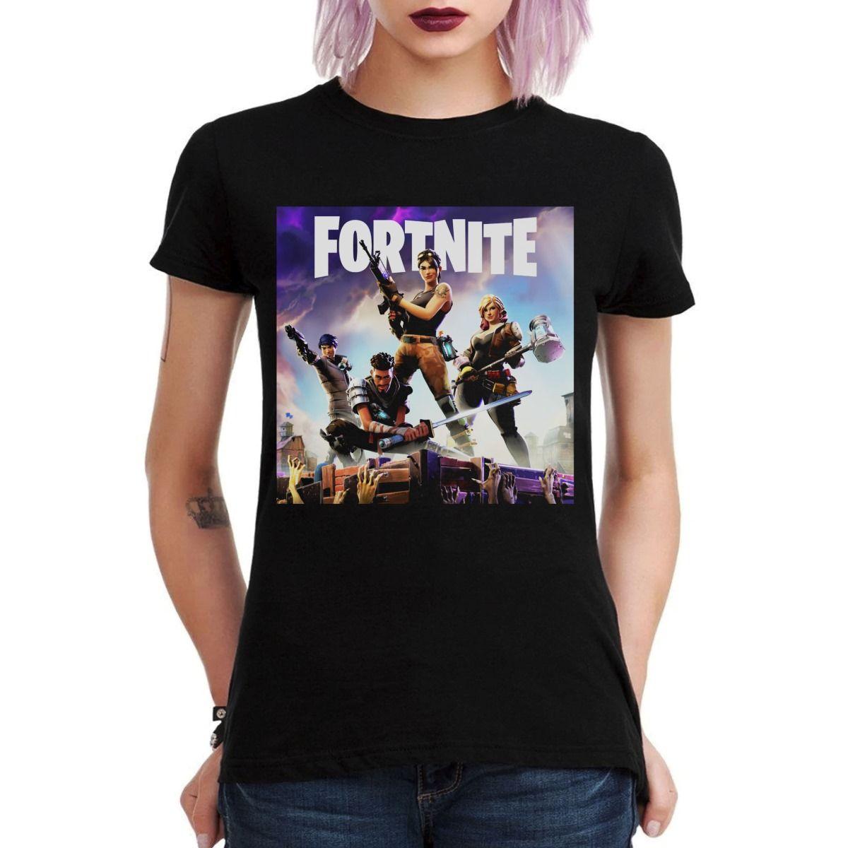 FORTNITE PERSONAJES POLERA MUJER-2