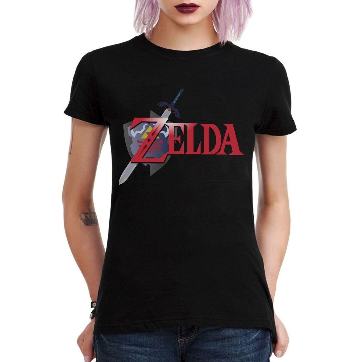 ZELDA LOGO ESPADA POLERA MUJER-2
