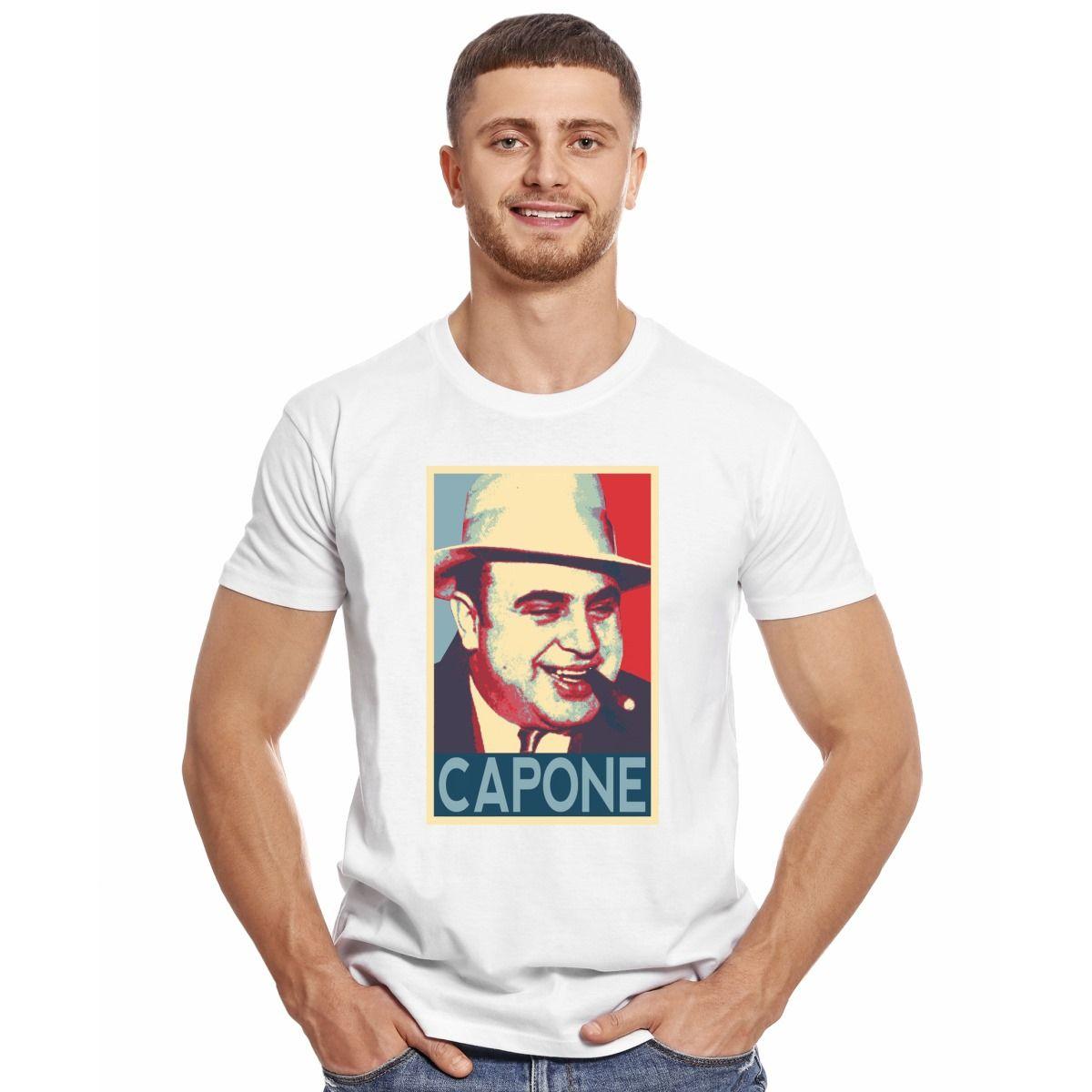 AL CAPONE STENCIL COLOR POLERA MANGA CORTA HOMBRE-2