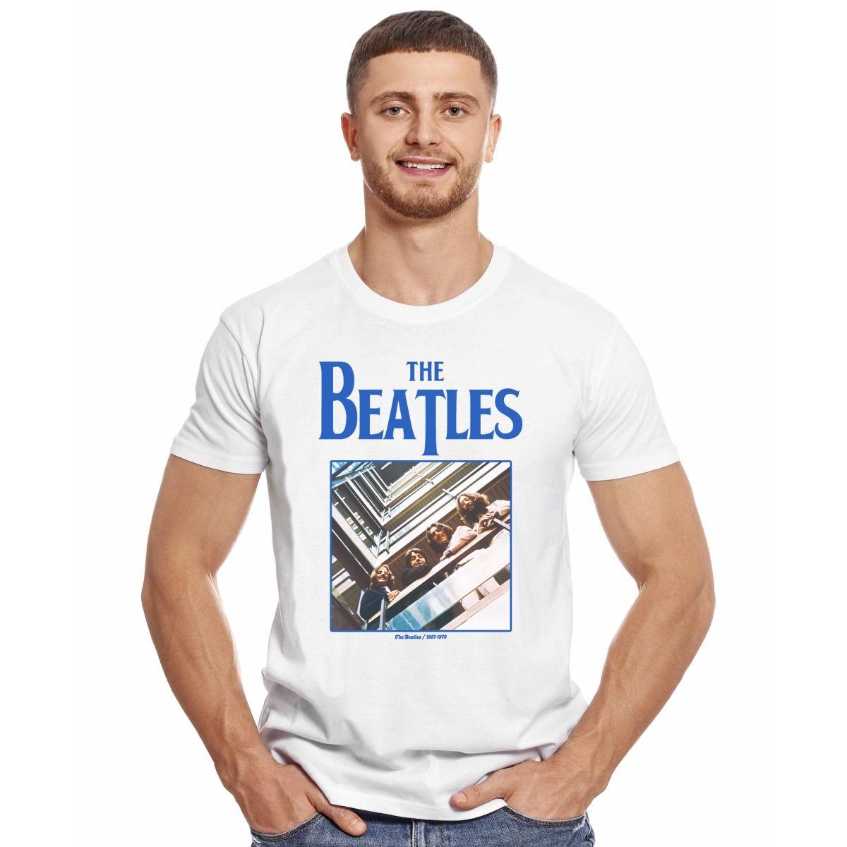 THE BEATLES 1967-1970 THE BEST POLERA MANGA CORTA HOMBRE-2