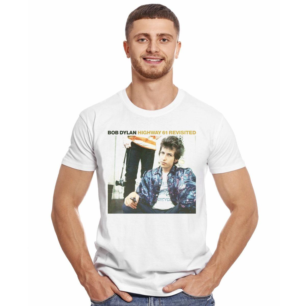 BOB DYLAN HIGHWAY 61 REVISITED POLERA MANGA CORTA HOMBRE-2