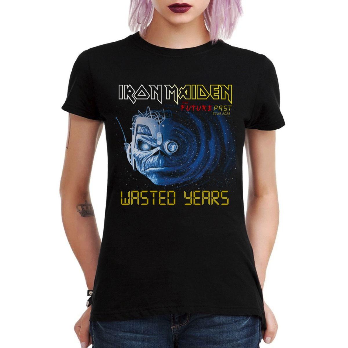 IRON MAIDEN TOUR CHILE WASTED YEARS 2023 POLERA MUJER-2