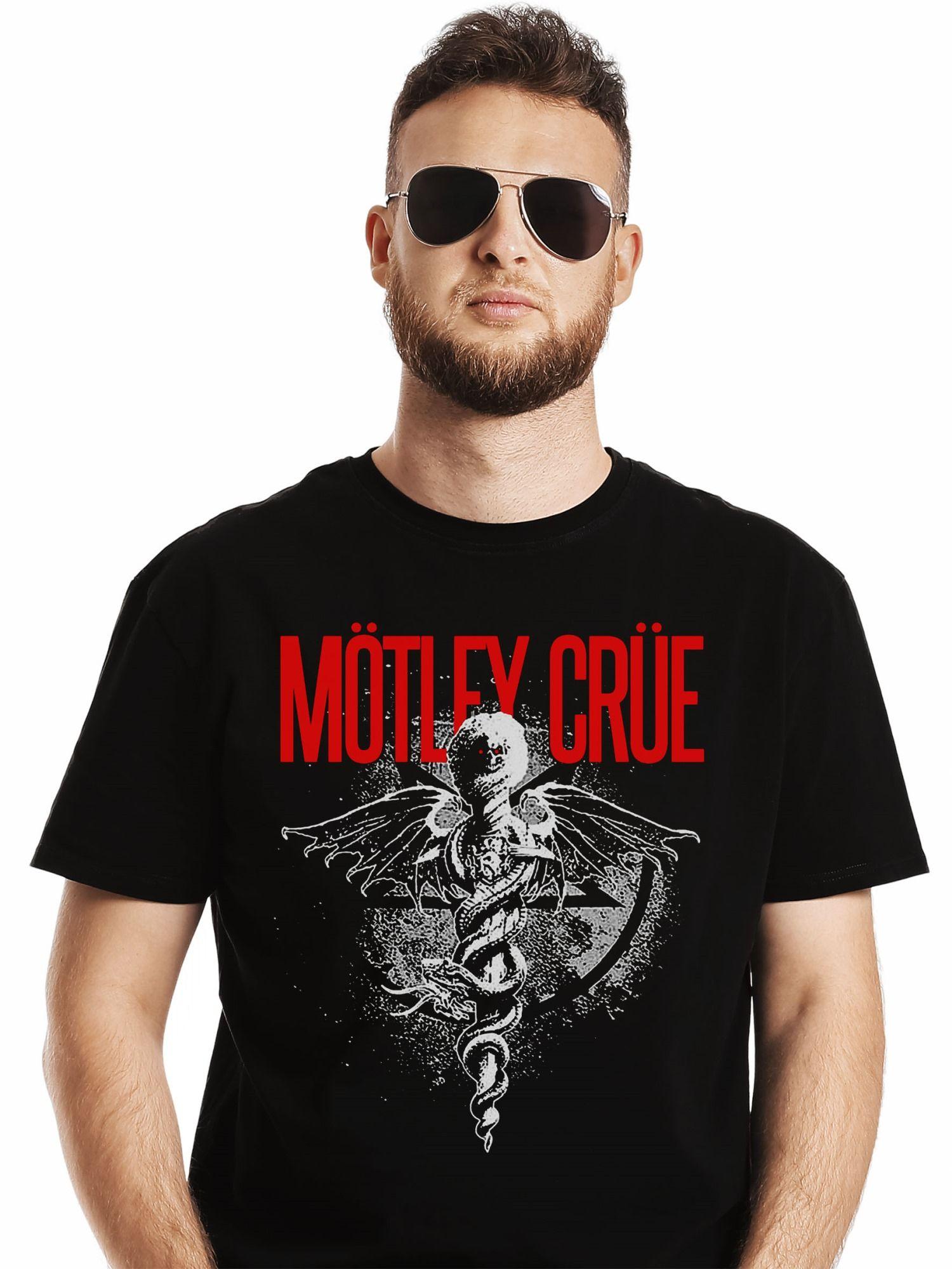 Polera Motley Crue Dr Feelgood Poster-0