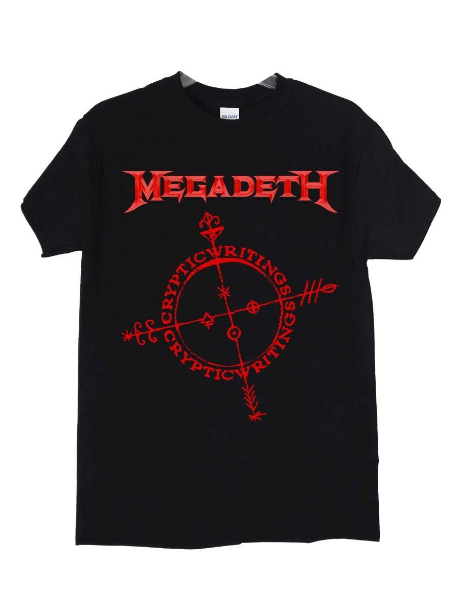 Polera Megadeth Cryptic Writings Roja-2