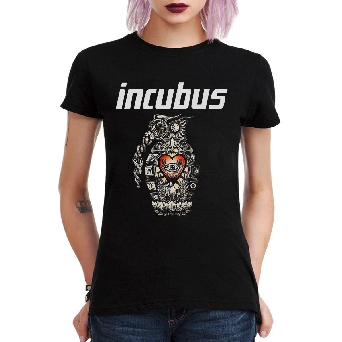 INCUBUS LIGHT GRENADES POSTER POLERA MUJER-2