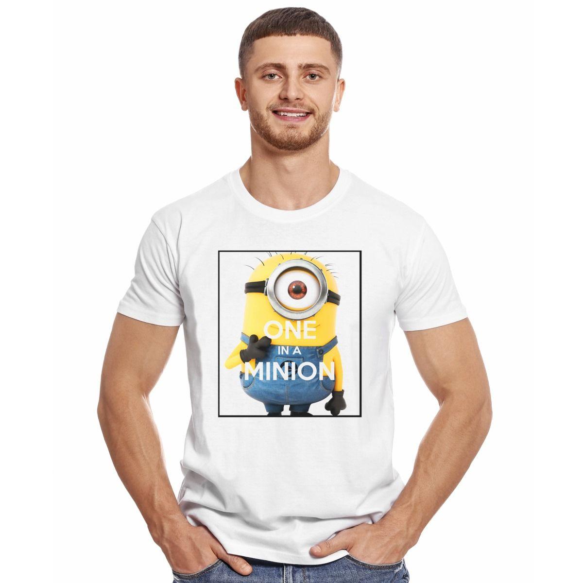 MINIONS ONE IN A MINION POLERA MANGA CORTA HOMBRE-2