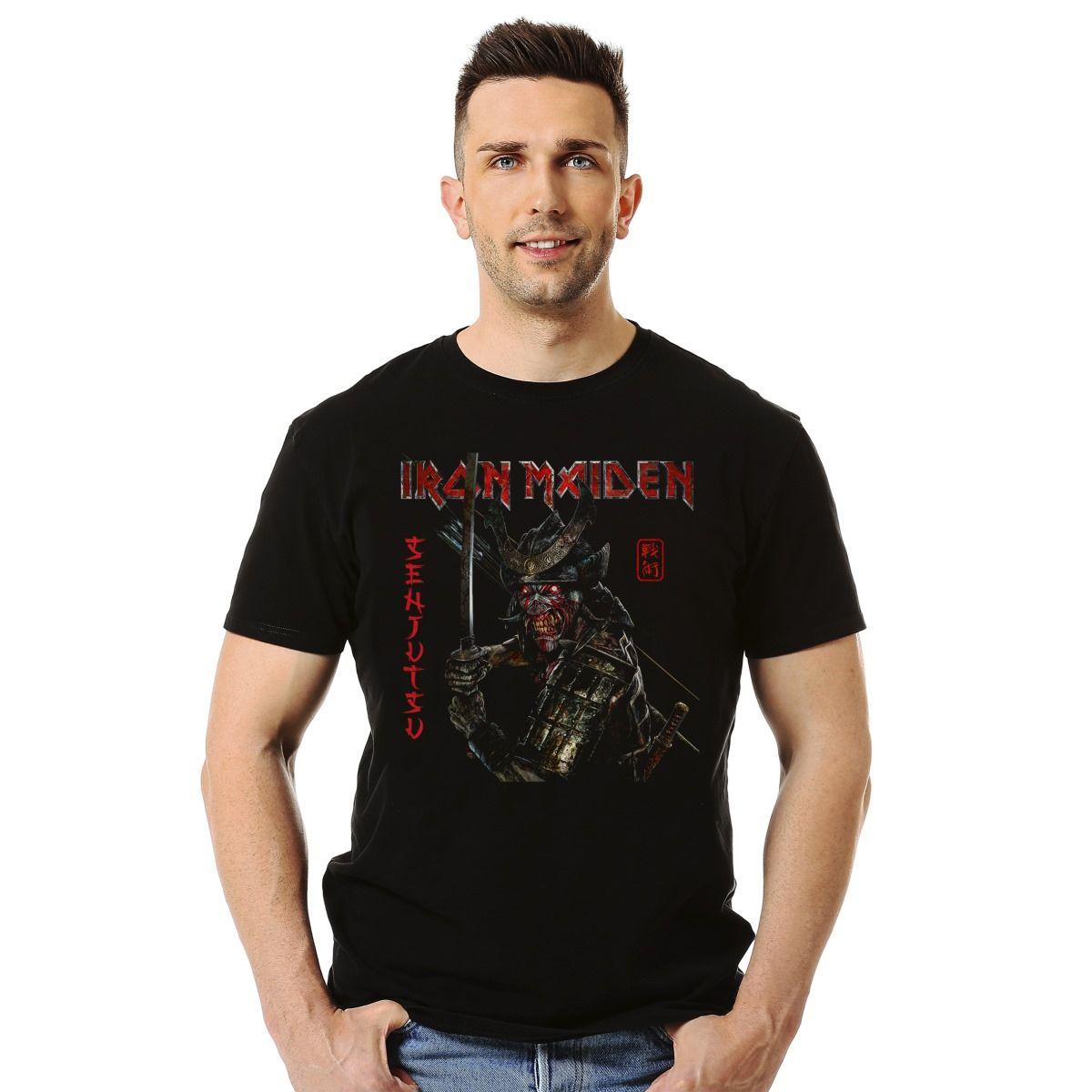 Polera Iron Maiden Senjutsu Metal-2