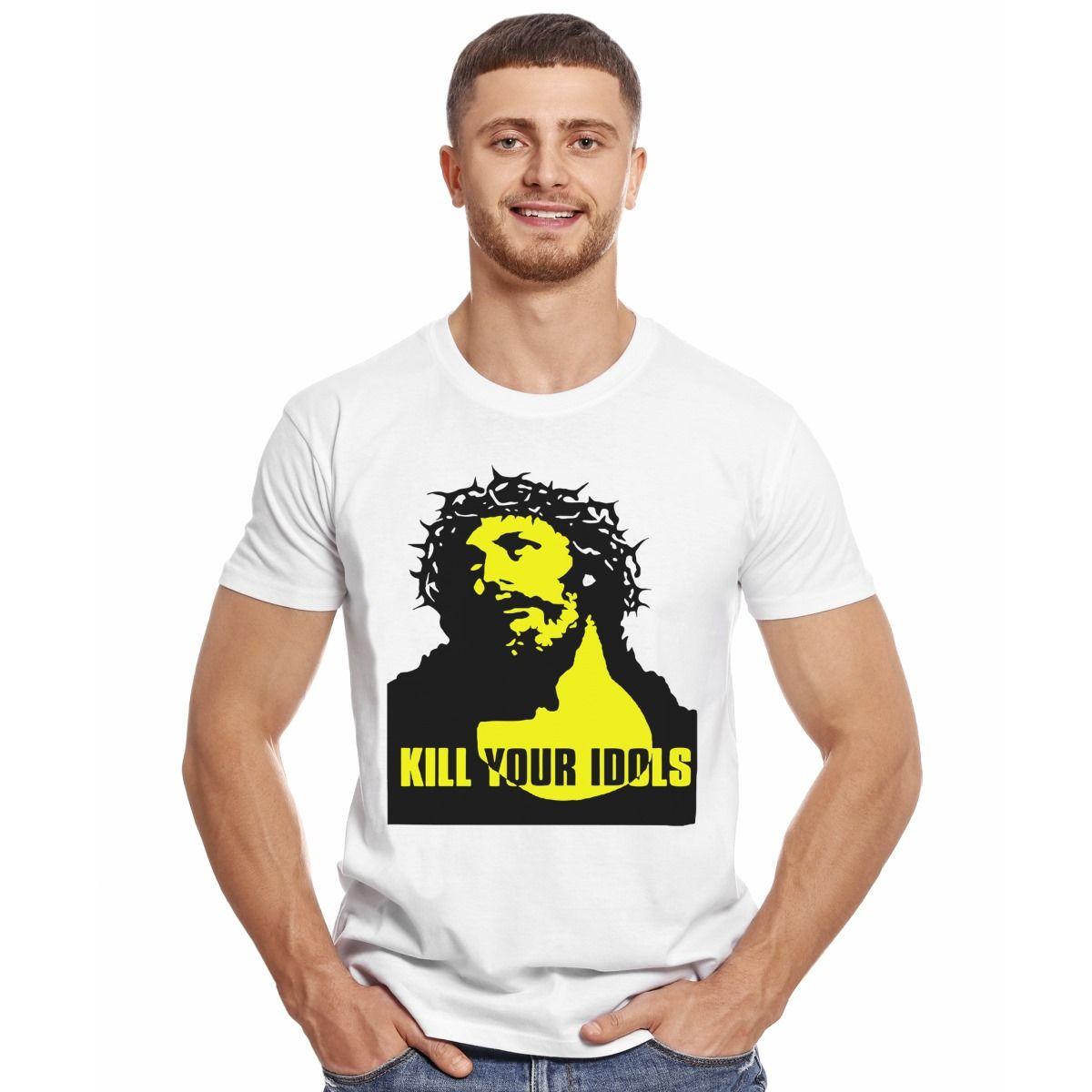 GUNS N ROSES KILL YOUR IDOLS POLERA MANGA CORTA HOMBRE-2