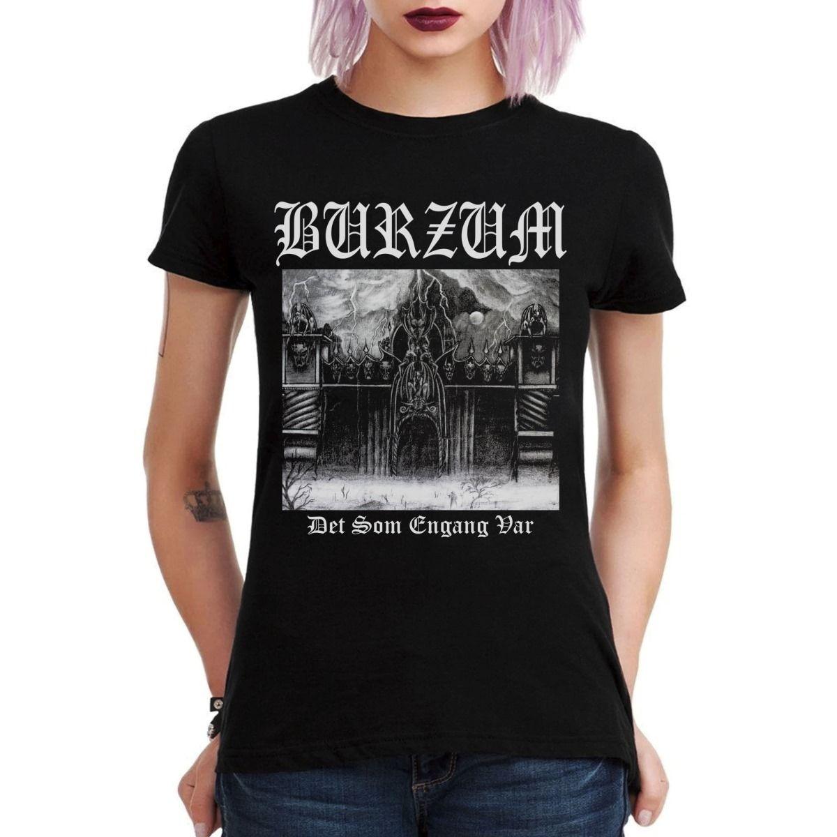 BURZUM DET SOM ENGANG VAR POLERA MUJER-2