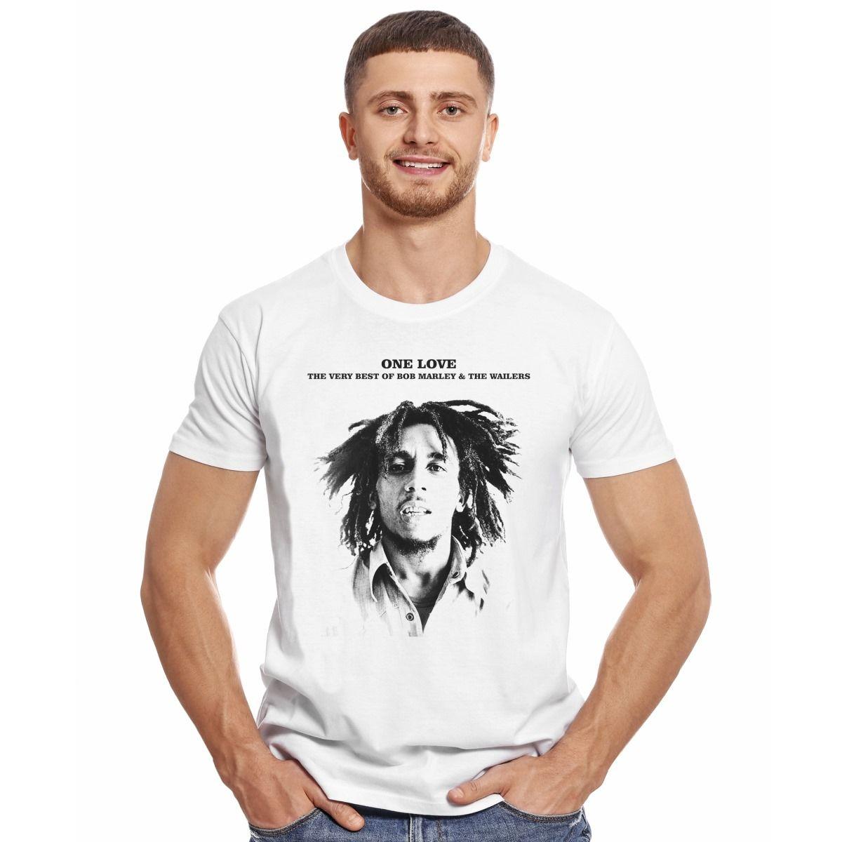 BOB MARLEY ONE LOVE THE BEST POLERA MANGA CORTA HOMBRE-2