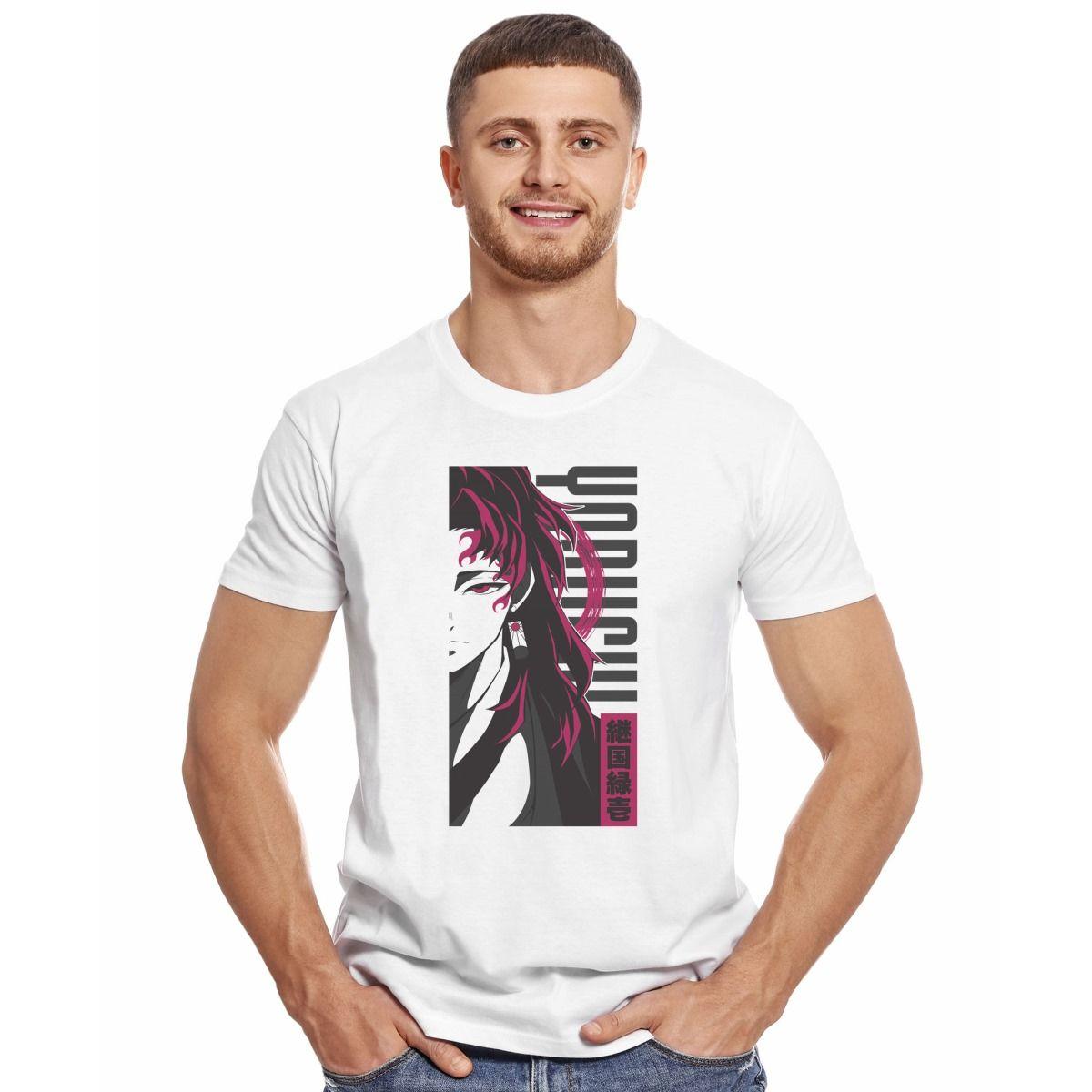 DEMON SLAYER PERSONAJE KOKUSHIBO POLERA MANGA CORTA HOMBRE-2