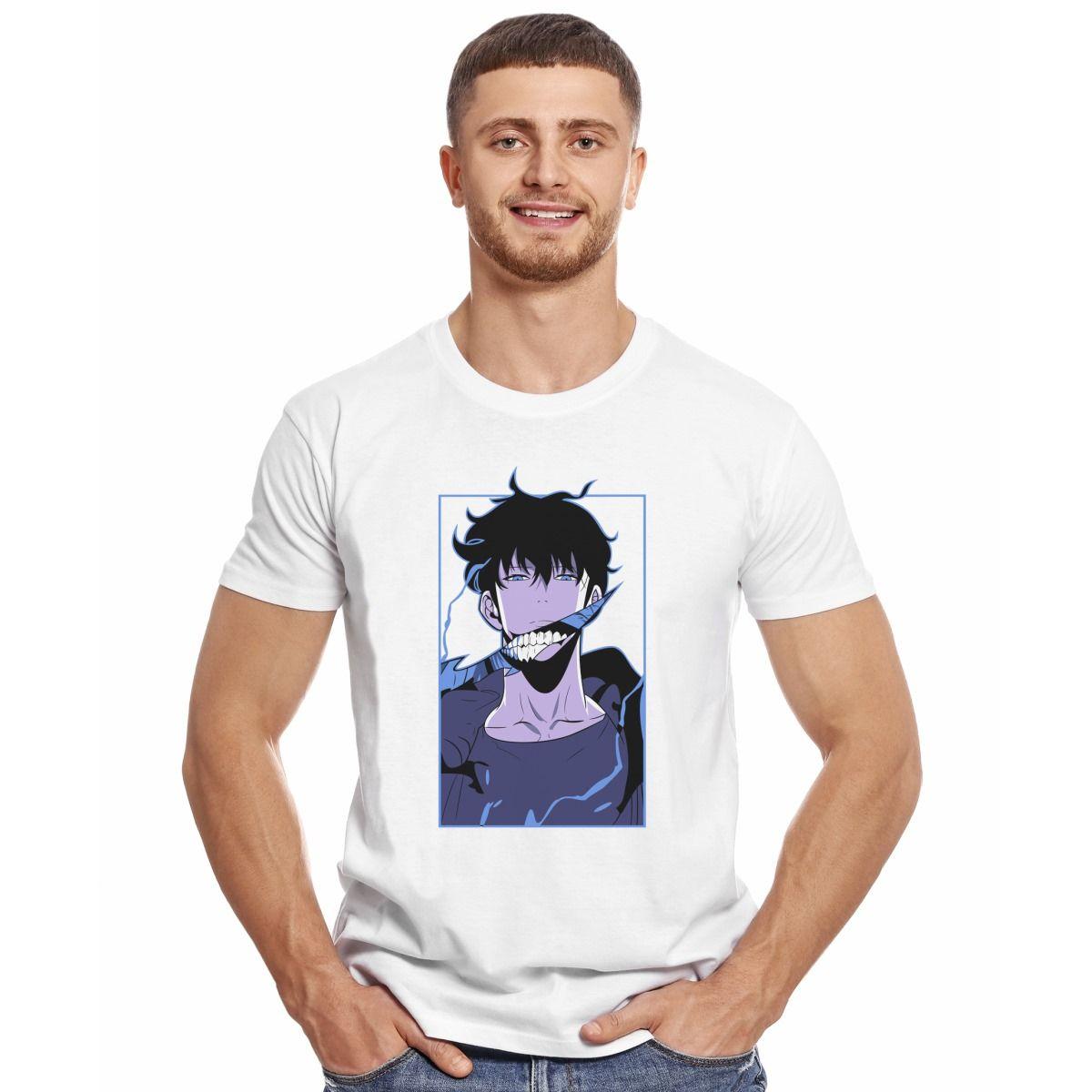 SOLO LEVELING SUNG JINWOO BARAN POLERA MANGA CORTA HOMBRE-2