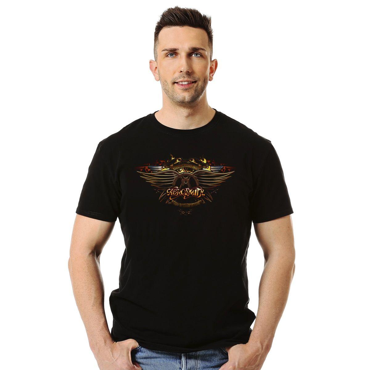 AEROSMITH AERO FORCE ONE POLERA MANGA CORTA HOMBRE-2