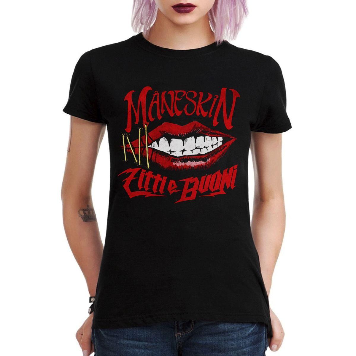 MANESKIN ZITTI E BUONI POLERA MUJER-2