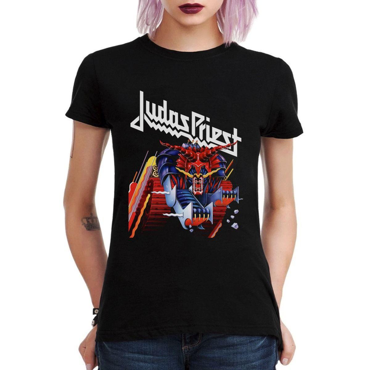 JUDAS PRIEST DEFENDERS OF THE FAITH POLERA MUJER-2