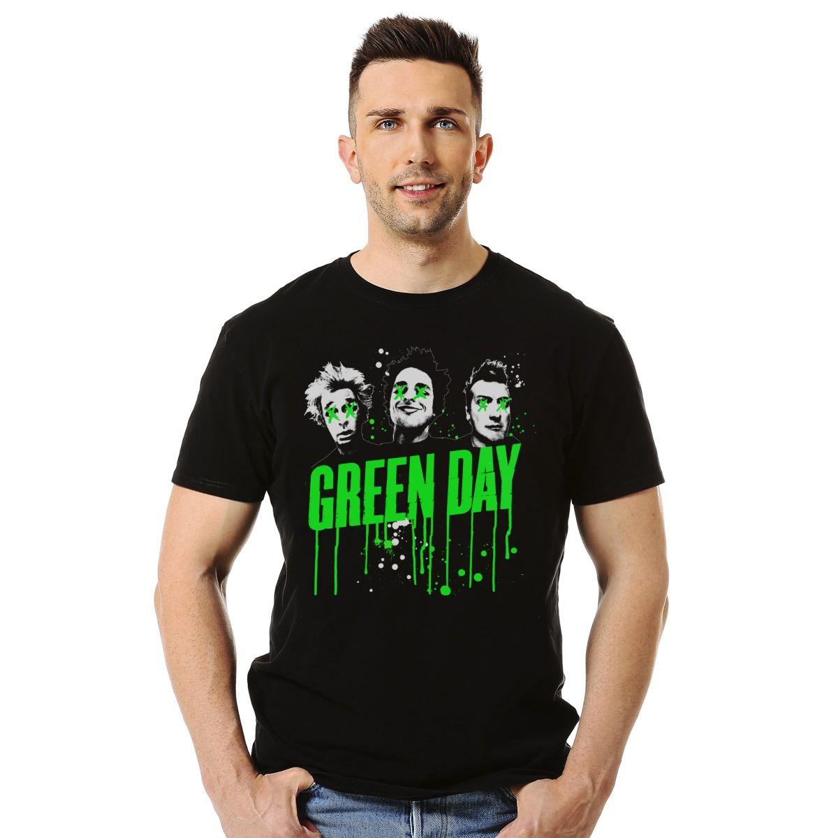 Polera Green Day Faces Punk-2