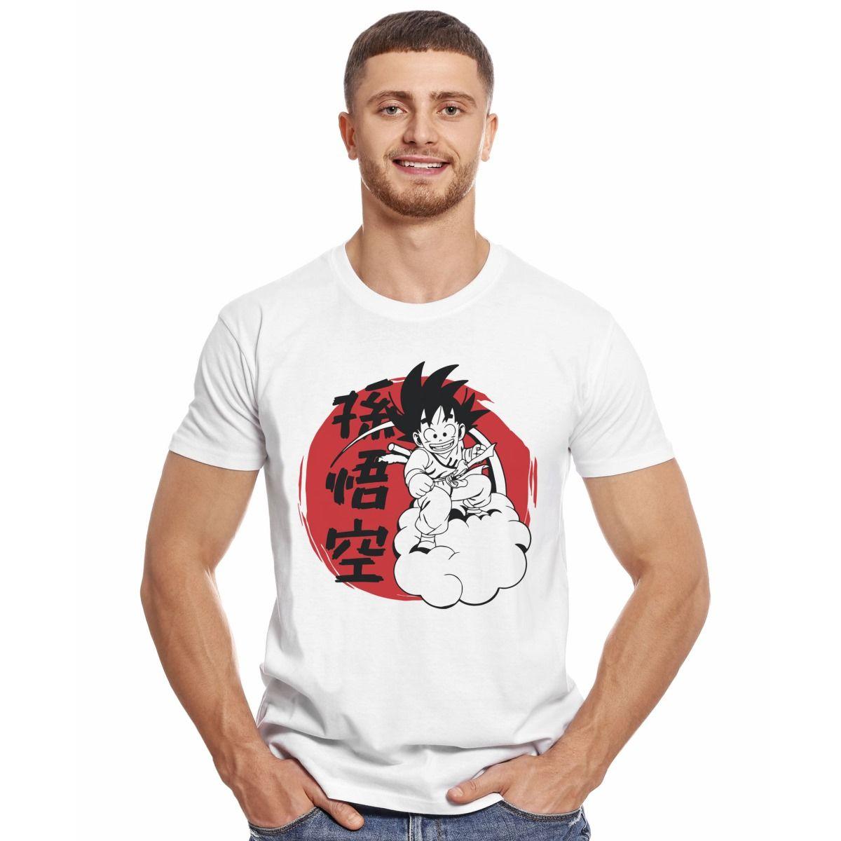 DRAGON BALL Z GUKU GOHAN NUBE POLERA MANGA CORTA HOMBRE-2