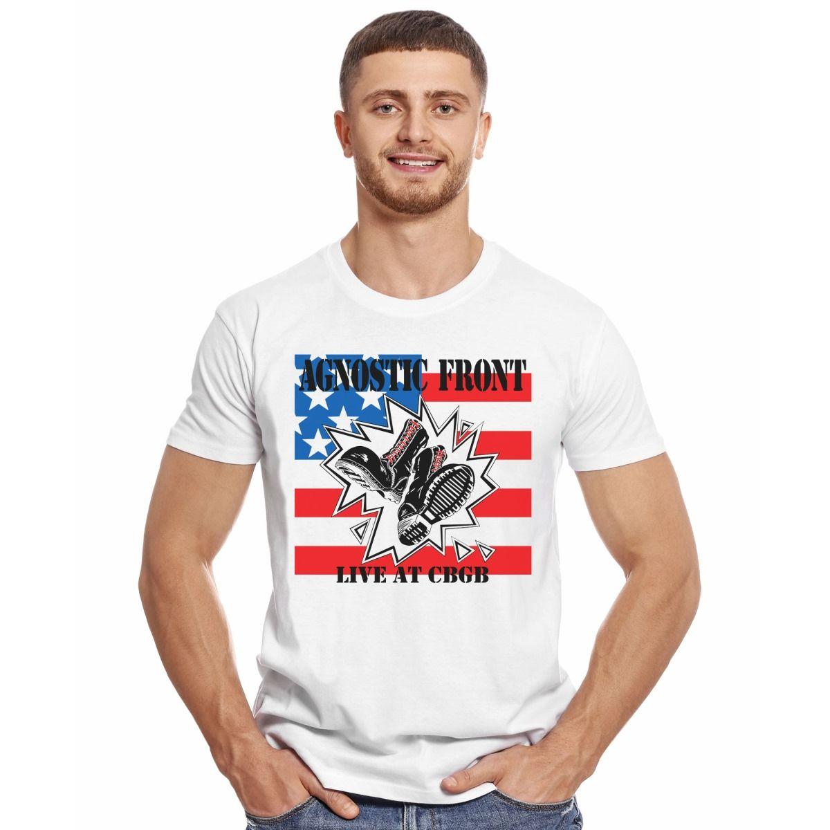 AGNOSTIC FRONT LIVE AT THE CBGB POLERA MANGA CORTA HOMBRE-2