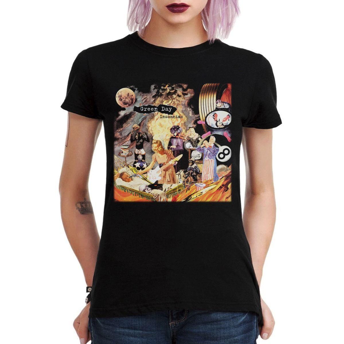 GREEN DAY INSOMNIAC ALBUM COVER POLERA MUJER-2