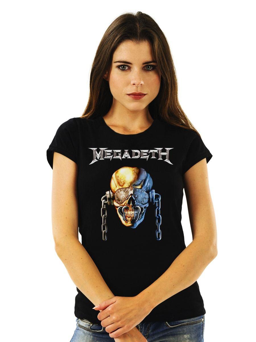 MEGADETH VIC POLERA MUJER-0