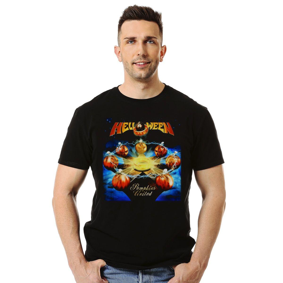 HELLOWEEN PUMPKINS UNITED POLERA MANGA CORTA HOMBRE-2