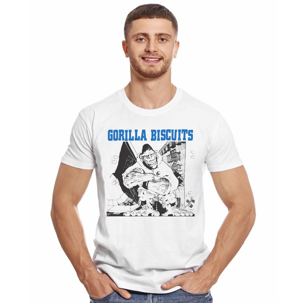 GORILLA BISCUITS ALBUM COVER POLERA MANGA CORTA HOMBRE-2