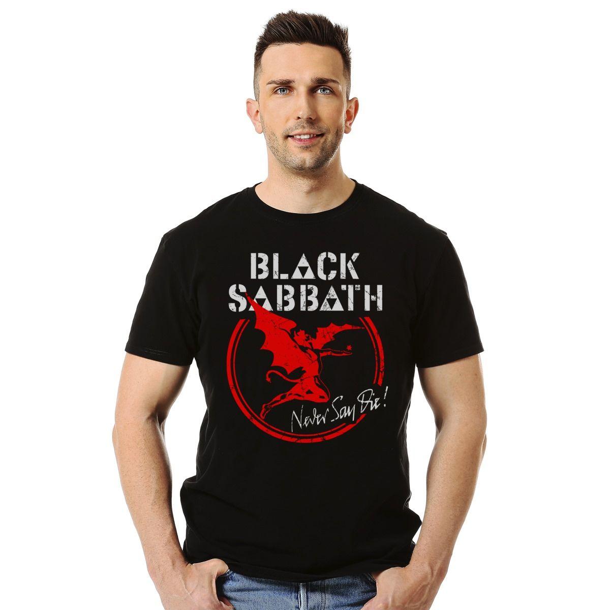 BLACK SABBATH NEVER SAY DIE POLERA MANGA CORTA HOMBRE-2
