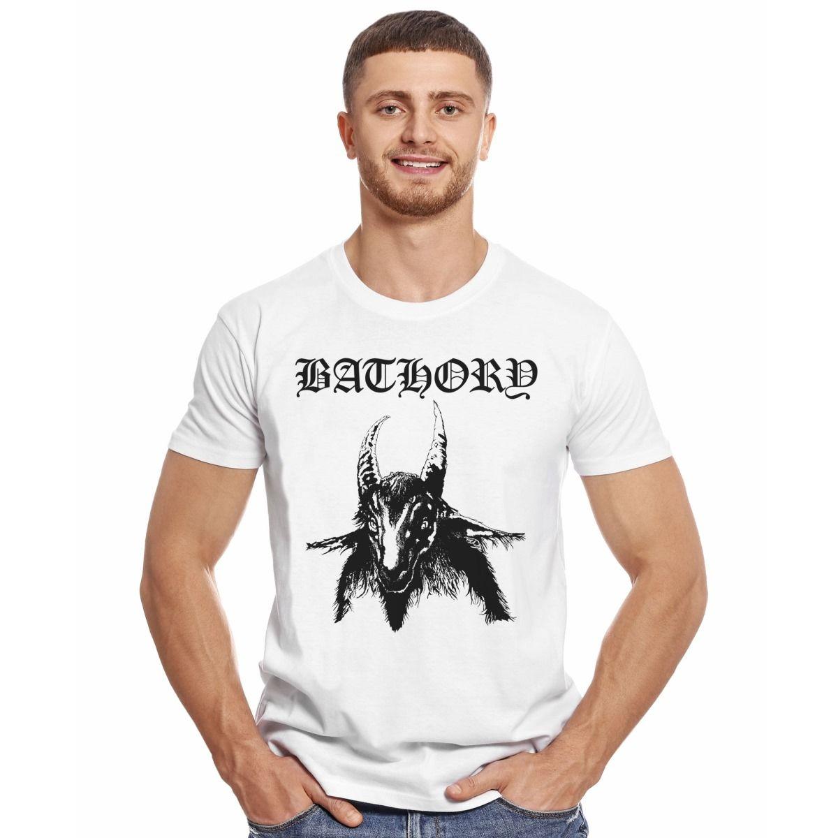 BATHORY BATHORY LOGO NEGRO POLERA MANGA CORTA HOMBRE-2