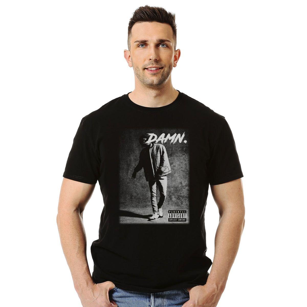 KENDRICK LAMAR DAMN GREYSCALE POLERA MANGA CORTA HOMBRE-2