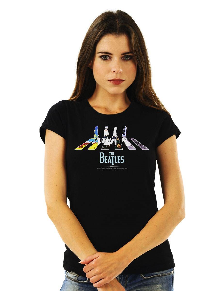 THE BEATLES 1960 POLERA MUJER-0