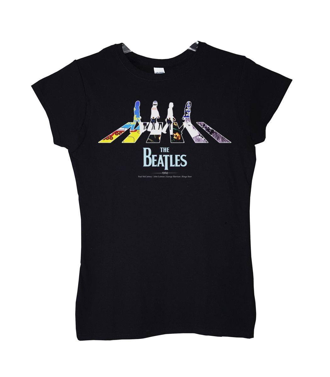 THE BEATLES 1960 POLERA MUJER-1