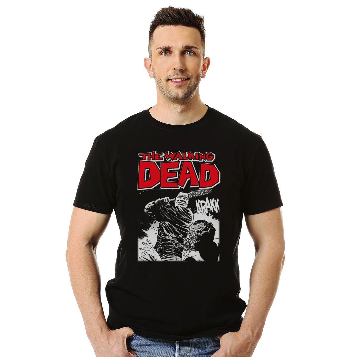 THE WALKING DEAD NEGAN GARROTAZO POLERA MANGA CORTA HOMBRE-2