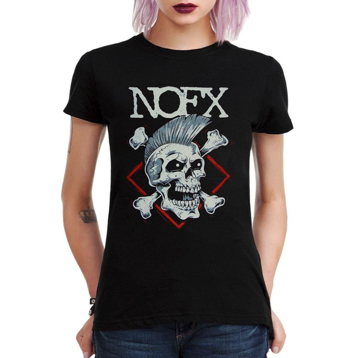 NOFX SKULL POLERA MUJER-2