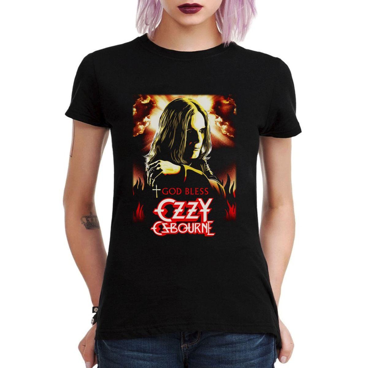 OZZY OSBORNE GOD BLESS OZZY POLERA MUJER-2