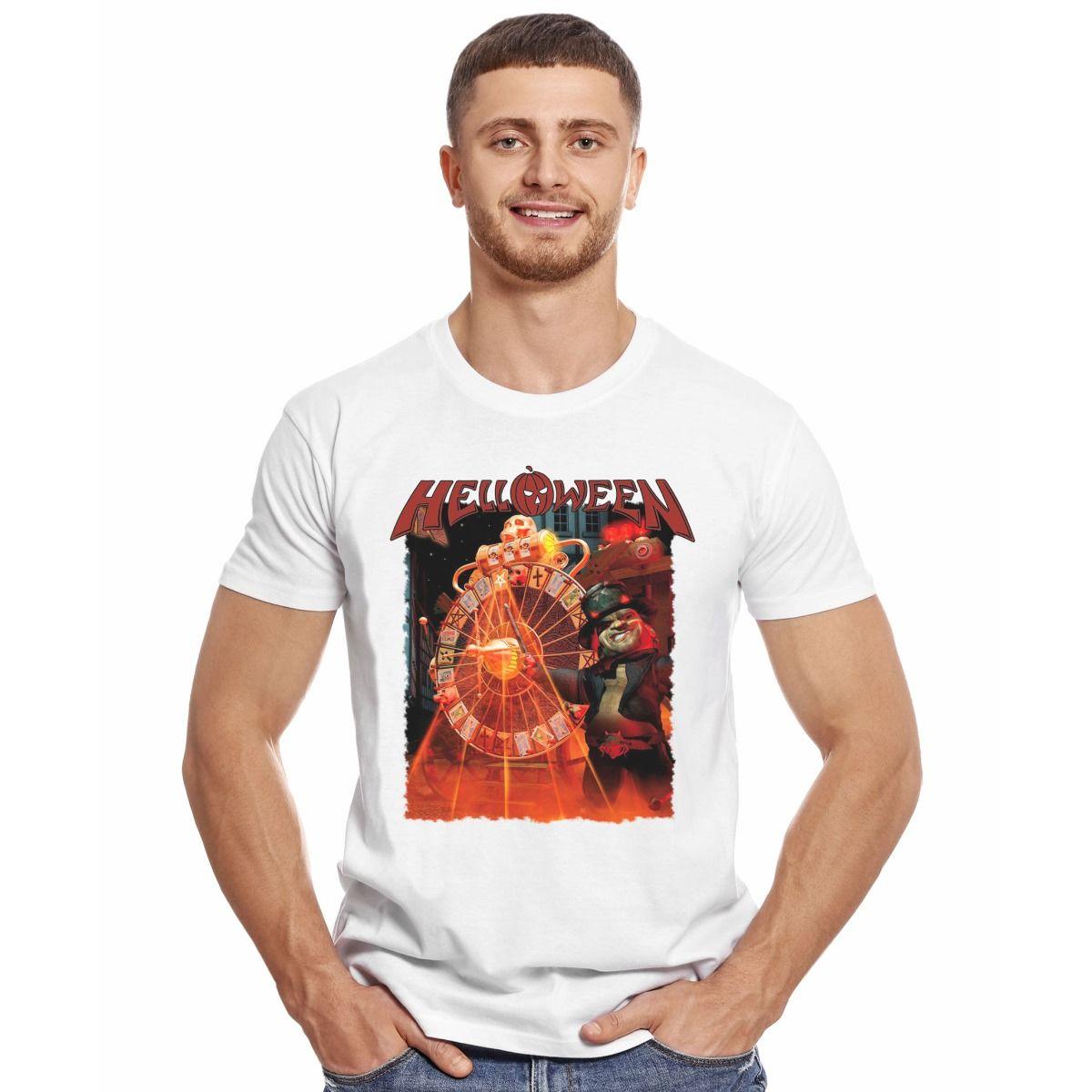 HELLOWEEN GAMBLING WITH THE DEVIL POLERA MANGA CORTA HOMBRE-2